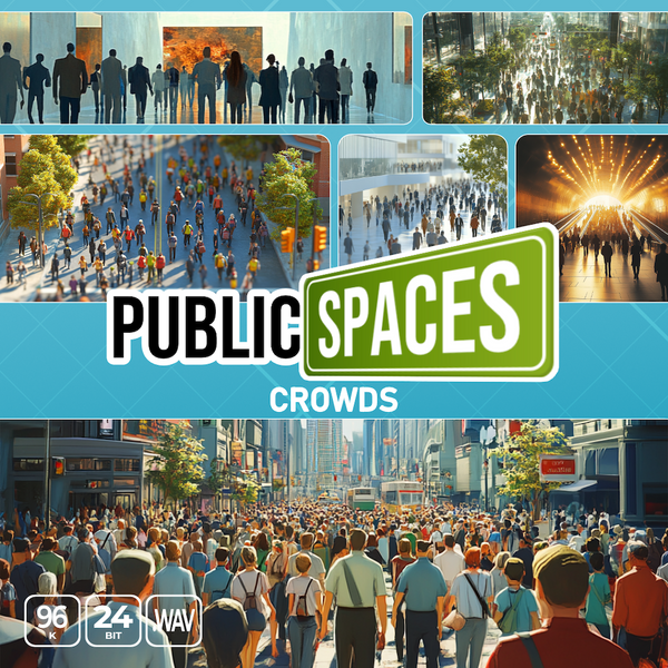 Public Spaces - Crowds Walla and Everyday Ambiences